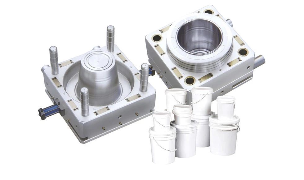 Injection PP Plastic Paint barrel Mold